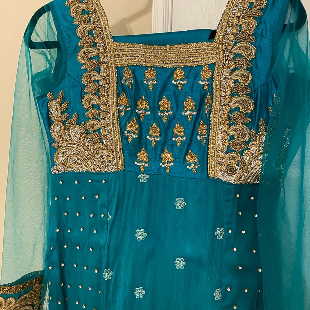 Long sleeve net pajami suit